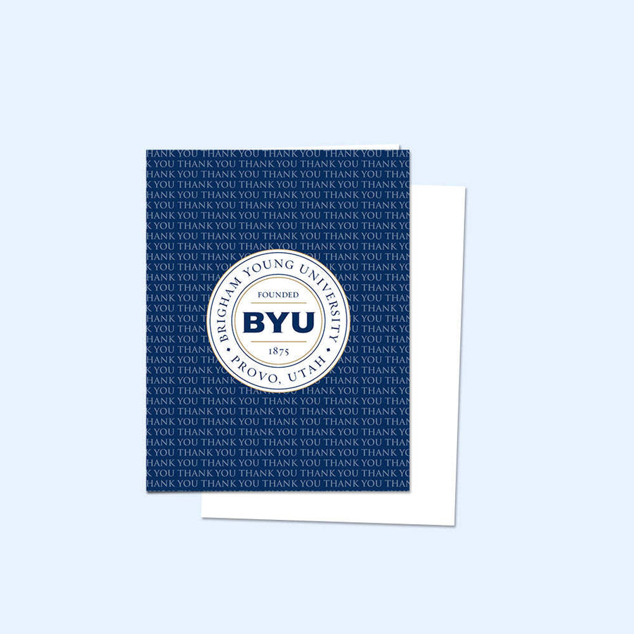 BYU Blue Thank You Card (10 Pack)