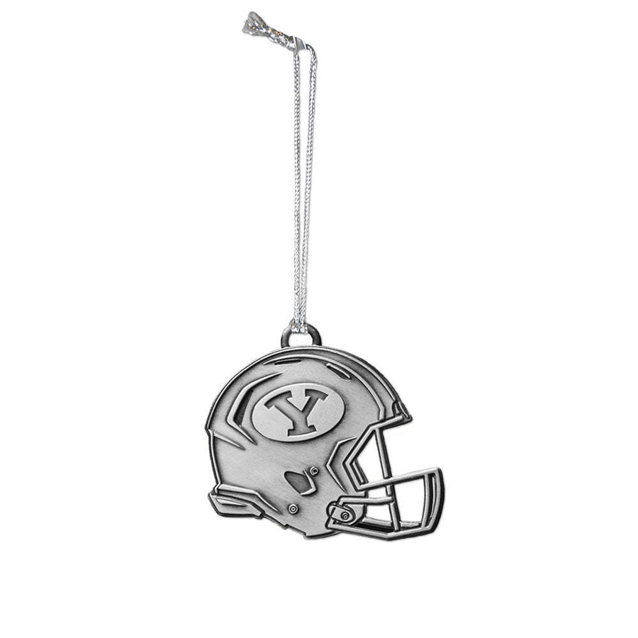 BYU Brigham Young University Metal Helmet Ornament