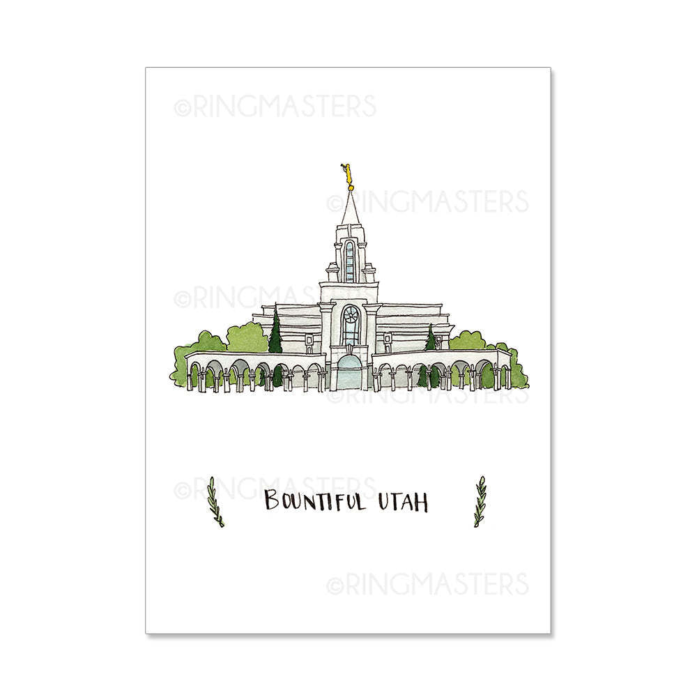 Mesa Arizona Temple 5x7 Print