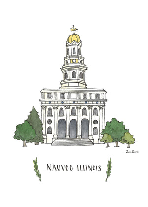 Provo Utah Temple 5x7 Print