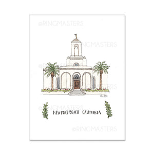 Provo Utah Temple 5x7 Print