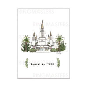 Provo Utah Temple 5x7 Print