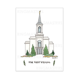 Provo Utah Temple 5x7 Print