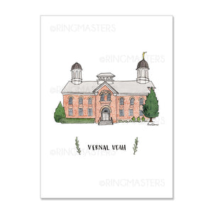 Provo Utah Temple 5x7 Print