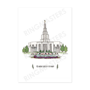 Provo Utah Temple 5x7 Print
