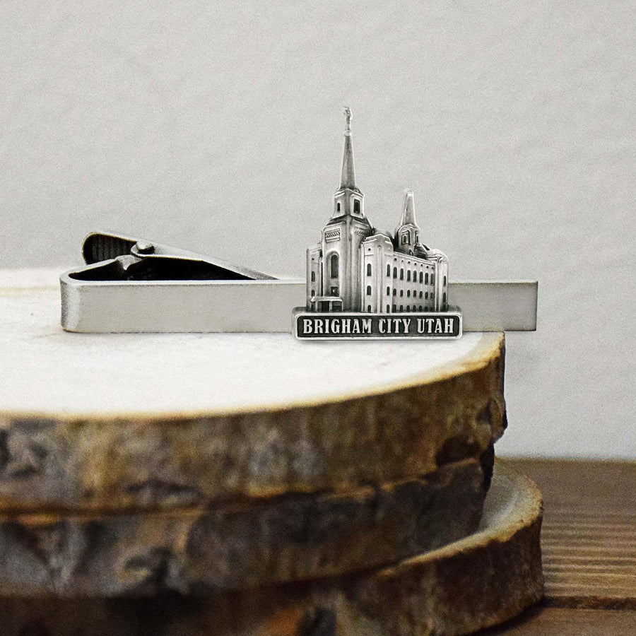 Brigham City Utah Temple Tie Bar