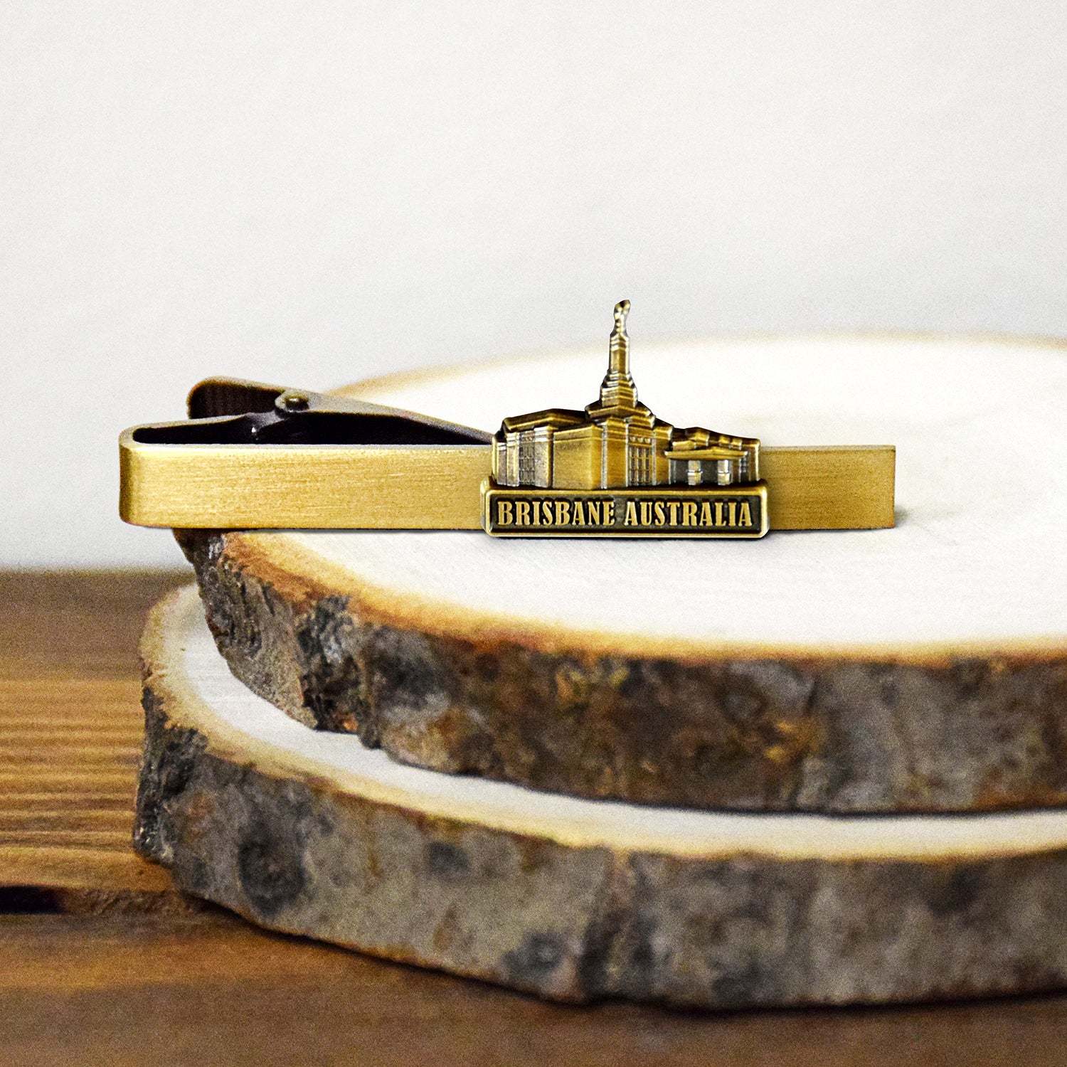 Brisbane Australia Temple Tie Bar