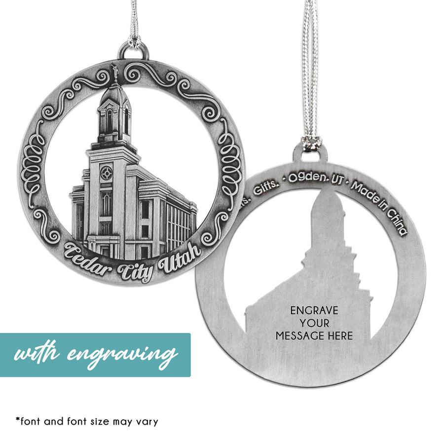 Cedar City Utah Temple Ornament