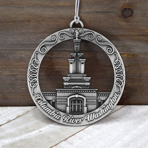 Columbia River Washington Temple Ornament