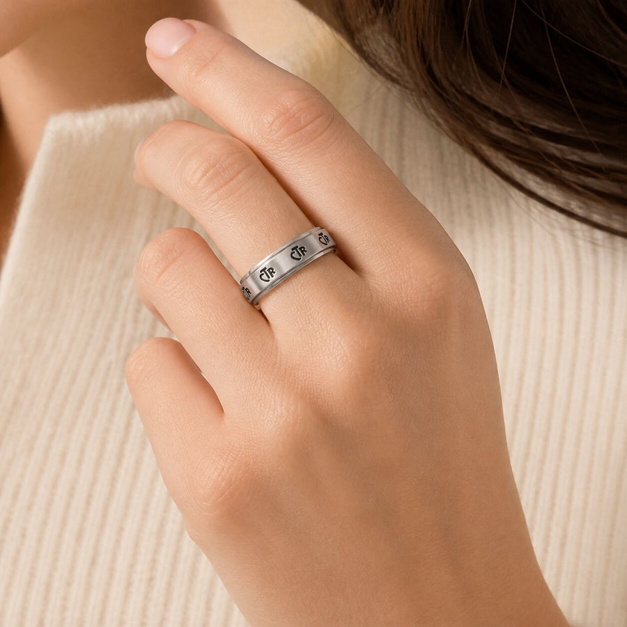CTR Narrow Spinner Ring - Stainless Steel