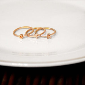 CTR Stackable Letters Ring