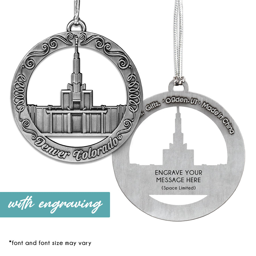 Denver Colorado Temple Ornament