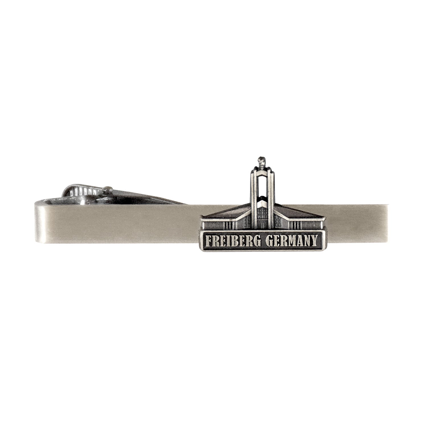 Freiburg Germany Temple Antique Silver Temple Tieclip