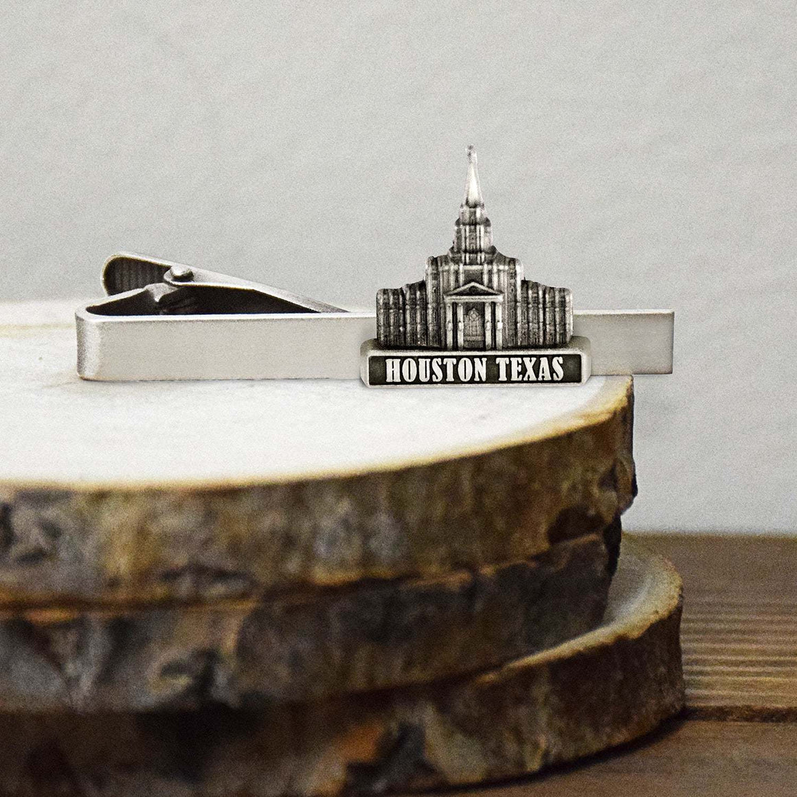 Houston Texas Temple Tie Bar