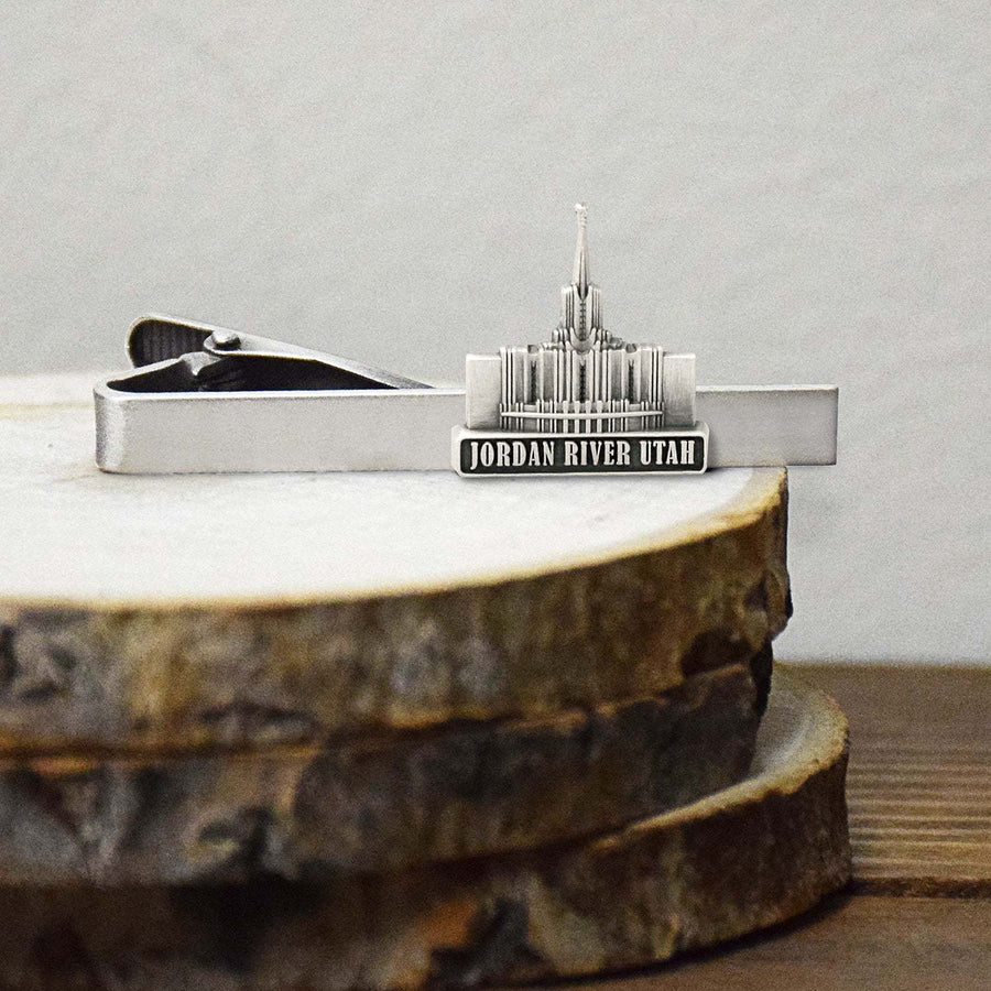 Jordan River Utah Temple Tie Bar