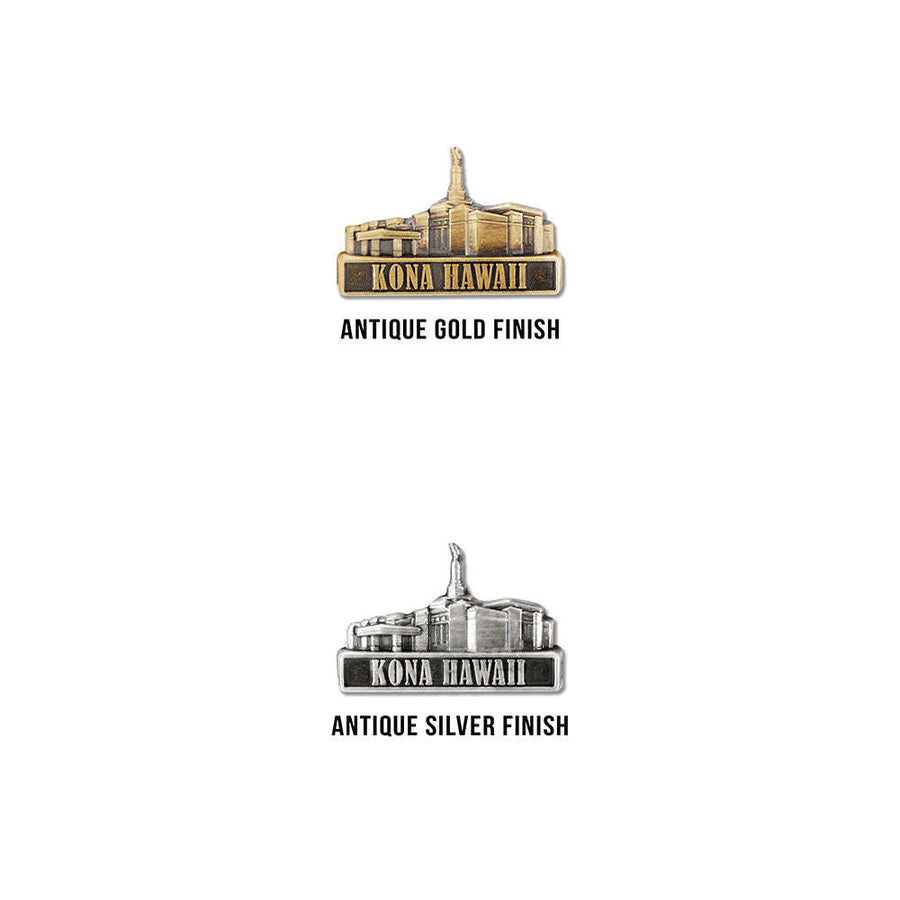 Kona Hawaii Temple Pin