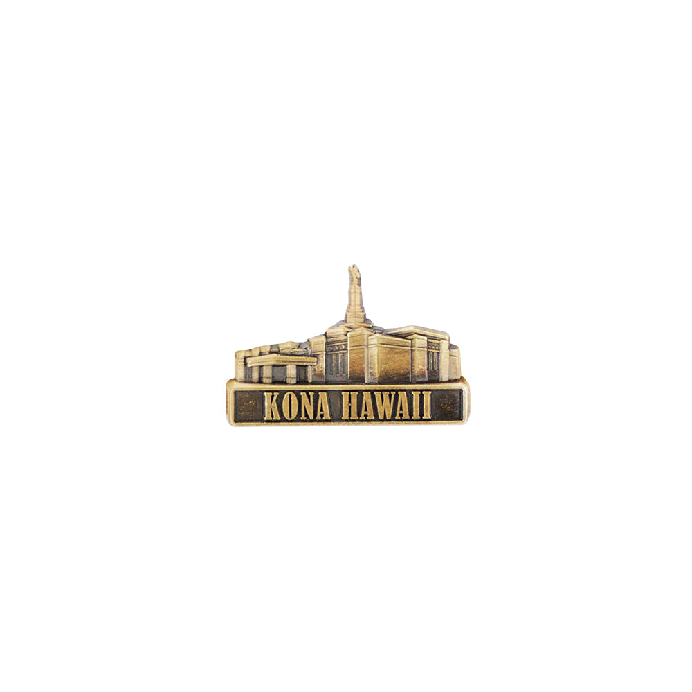 Kona Hawaii Temple Pin
