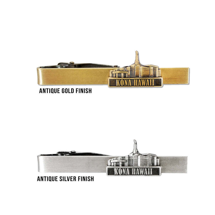 Kona Hawaii Temple Tie Bar