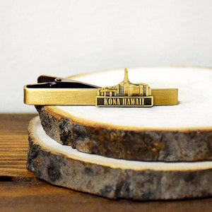 Kona Hawaii Temple Tie Bar