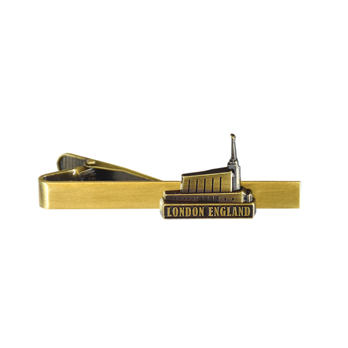 London England Temple Tie Bar