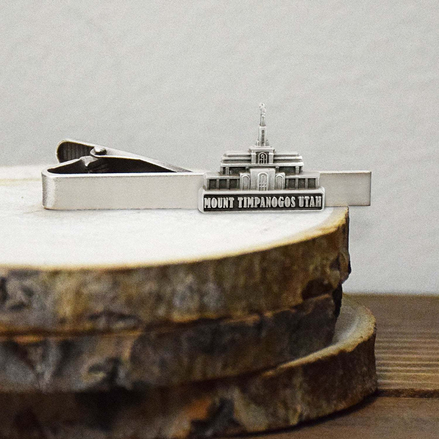 Mount Timpanogos Utah Temple Tie Bar