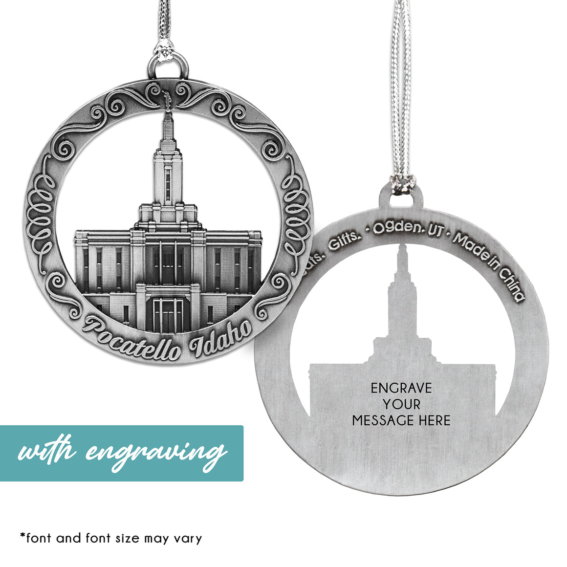 Pocatello Idaho Temple Ornament