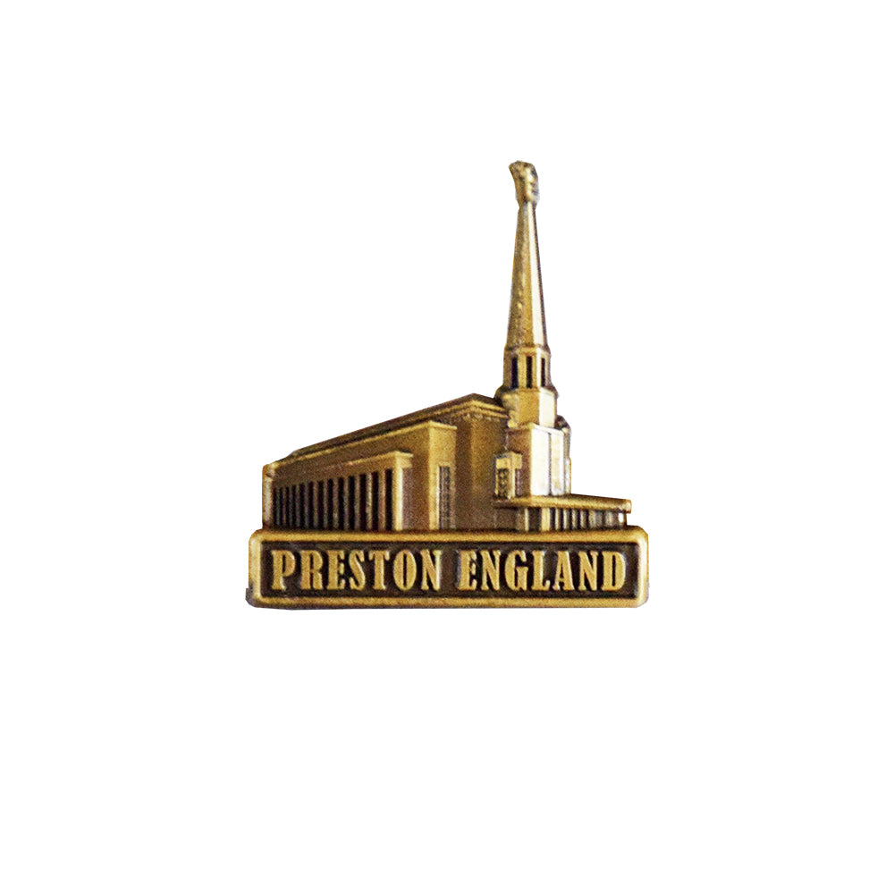 Preston England Temple Pin