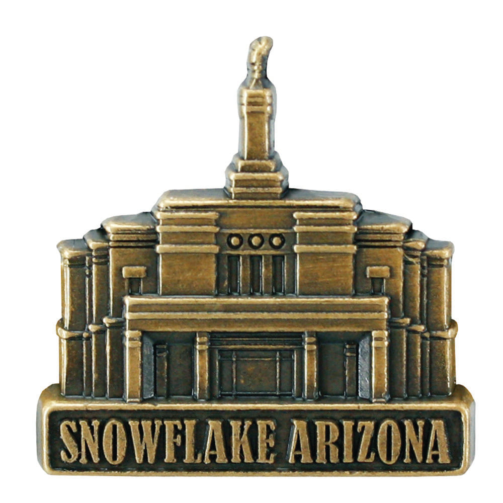 Snowflake Arizona Temple Pin