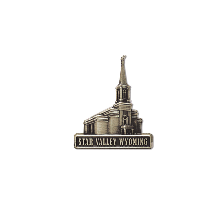 Star Valley Wyoming Temple Pin
