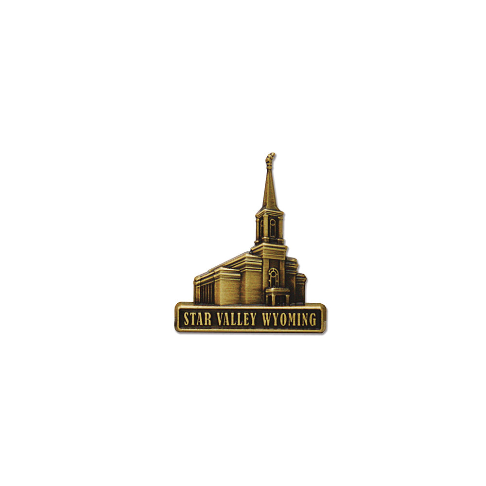 Star Valley Wyoming Temple Pin
