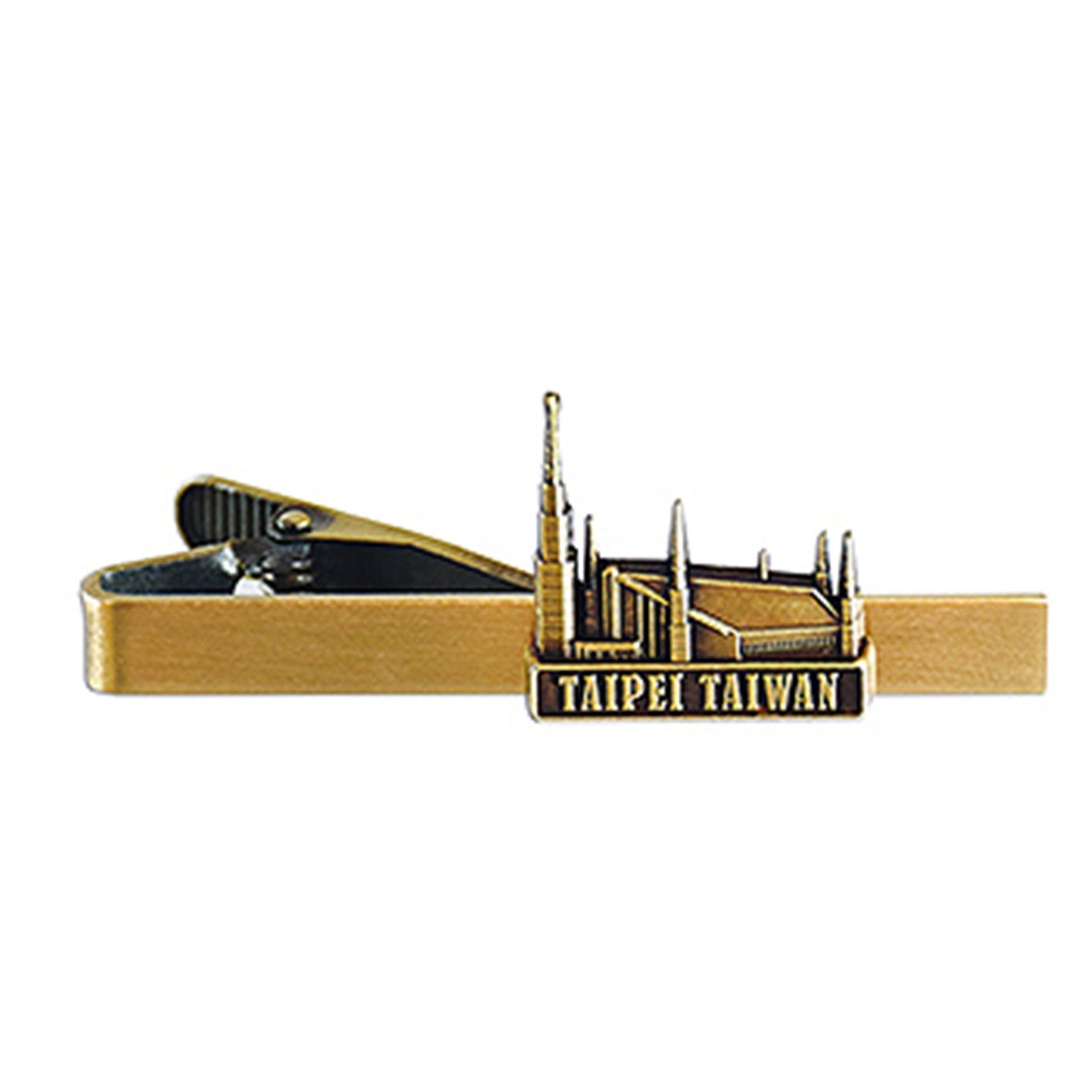 Taipei Taiwan Temple Tie Bar