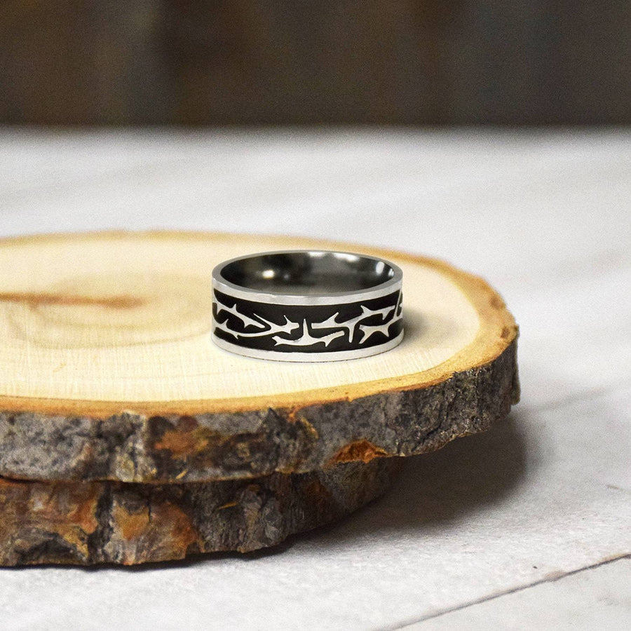 Crown of Thorns STAINLESS STEEL Ring Perfect way to show your love for the savior Jesus Christ