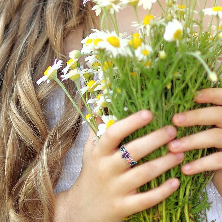 CTR Flower Petals Ring - Sterling Silver