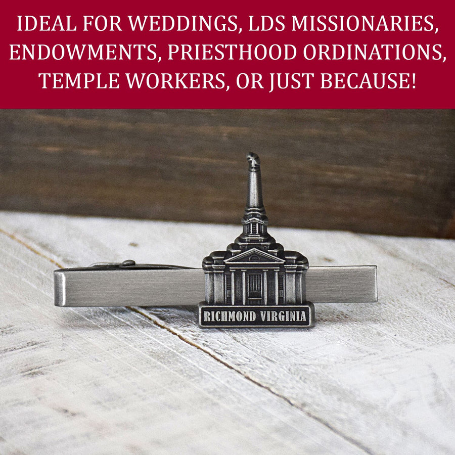 Richmond Virginia Utah Temple Tie Bar