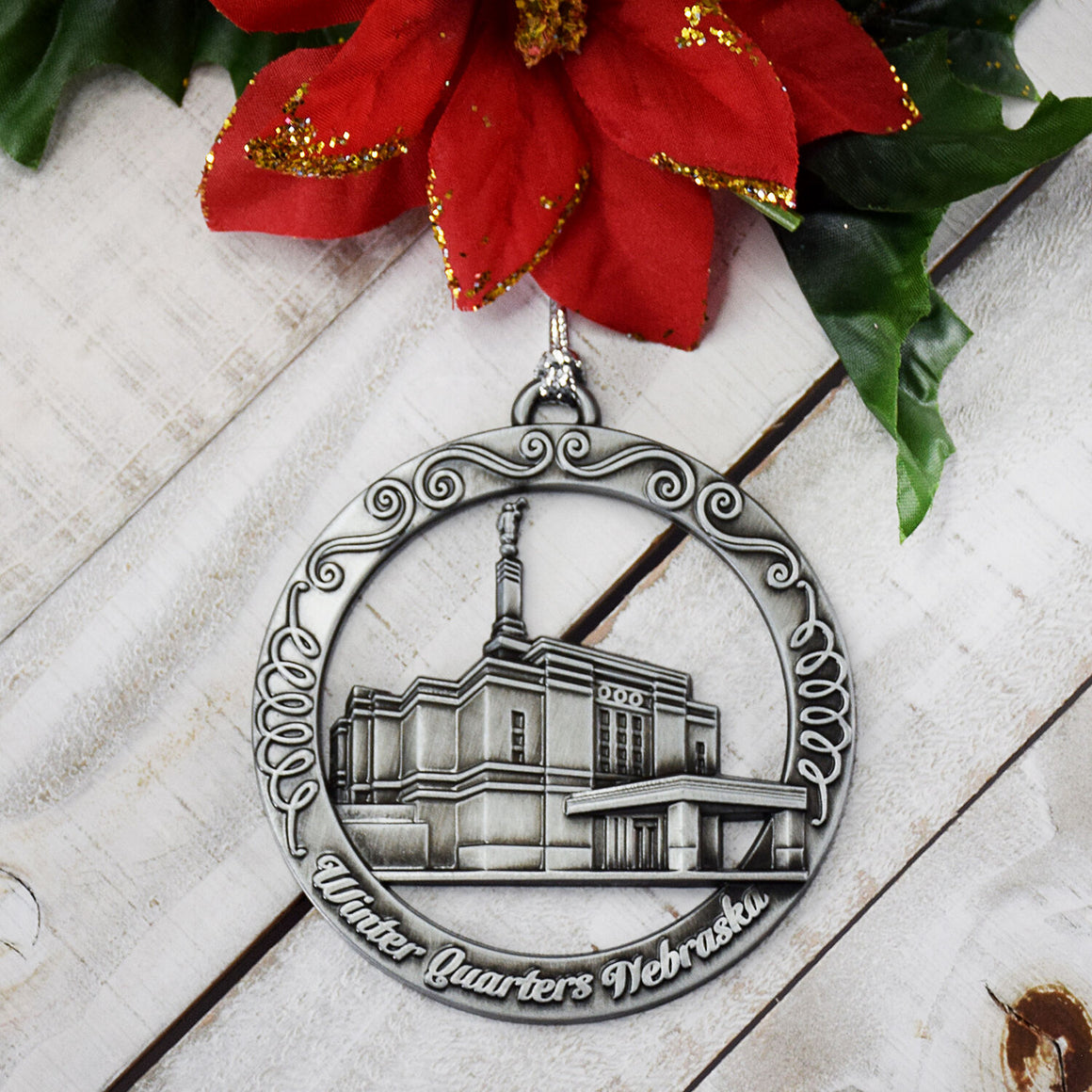 Winter Quarters Antique Silver 3" Temple Ornament by Ringmasters