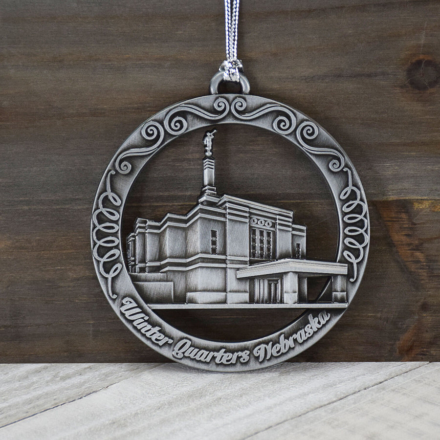 Winter Quarters Antique Silver 3" Temple Ornament by Ringmasters