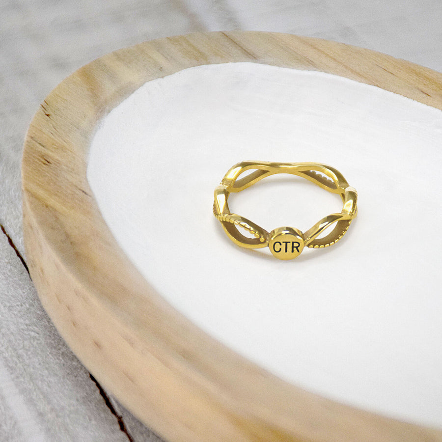 Eloise CTR Stainless Steel Ring - Choose The Right