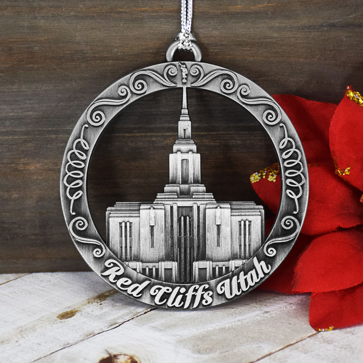 Red Cliffs Utah Temple Ornament