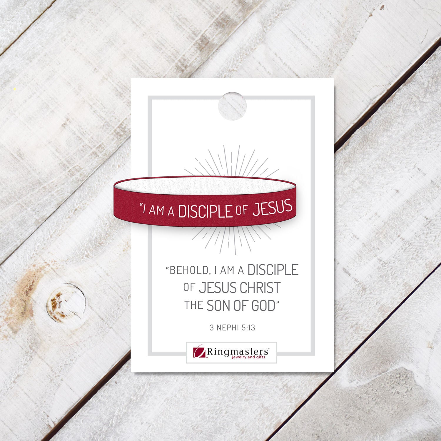 I am a Disciple of Jesus Christ 2024 Youth Theme Woven Bracelet for The Church of Jesus Christ of Latter-day Saints
