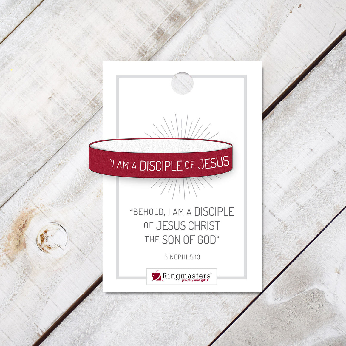 I am a Disciple of Jesus Christ 2024 Youth Theme Woven Bracelet for The Church of Jesus Christ of Latter-day Saints