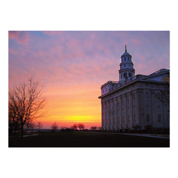 Photo, Ogden Temple Dusk 3x4