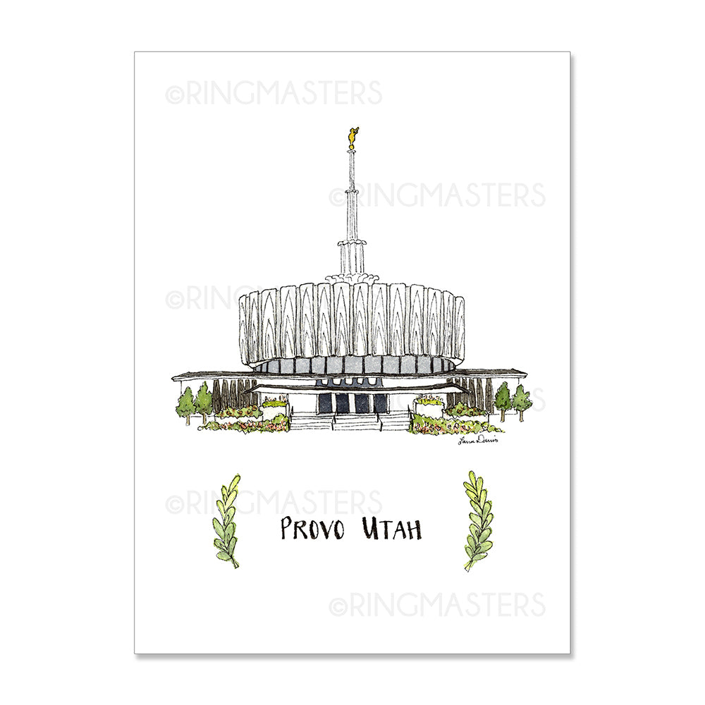 Art, Provo Temple 3x4
