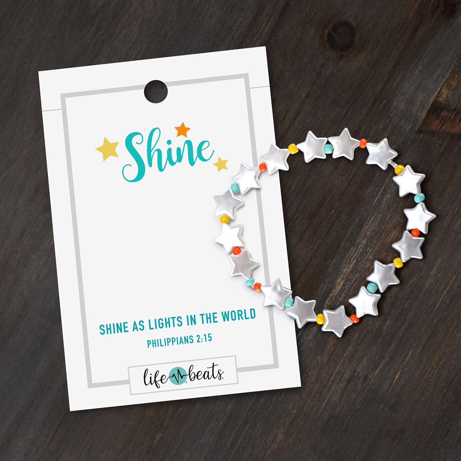 Shine as Lights Star Stretchy Bracelet