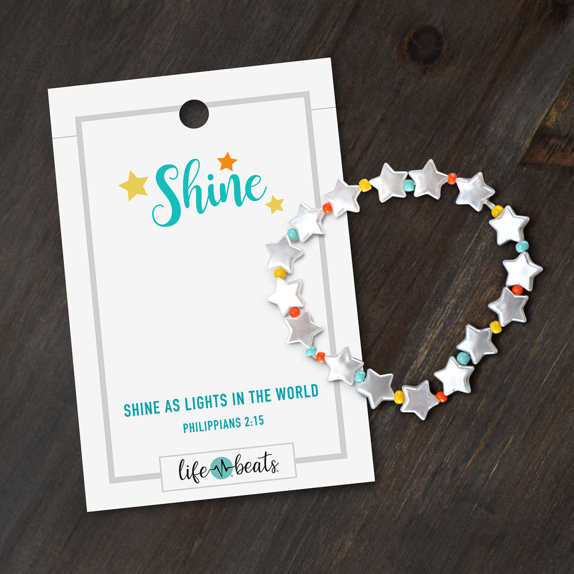 Shine as Lights Star Stretchy Bracelet