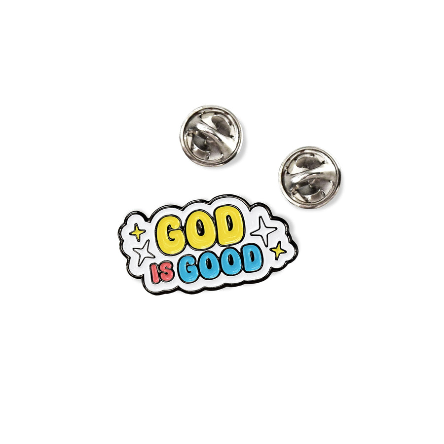 God is Good Colorful 1" Hard Enamel Pin