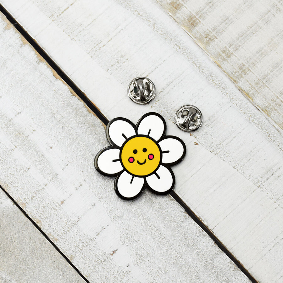 Just Baptized Baptism Daisy Hard Enamel Pin