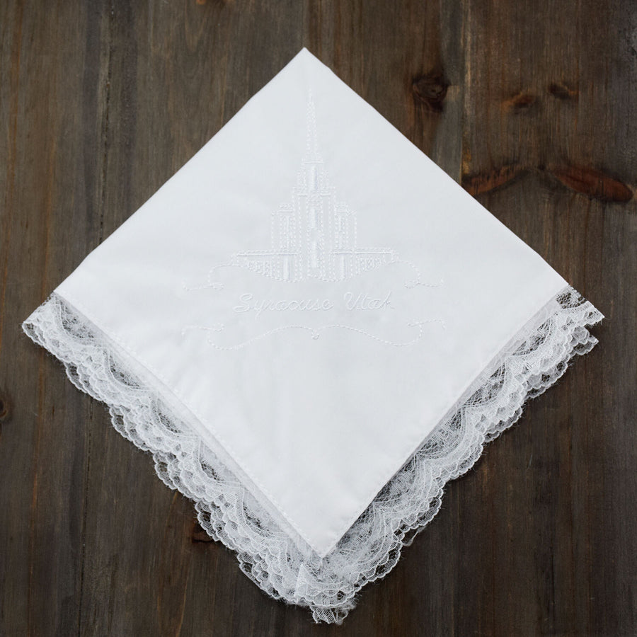 Hanky, Temple, Syracuse Lace*