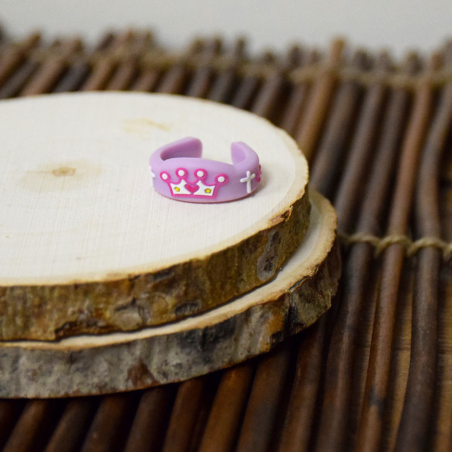 Adjustable Cross Crown Ring