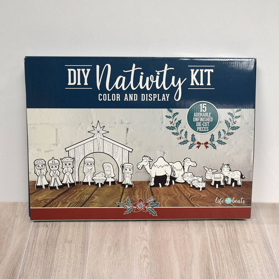 DIY Nativity Advent Gift Set with a family activity booklet