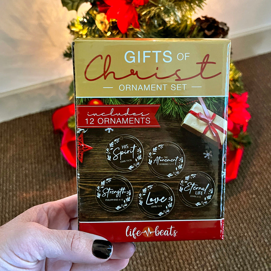 12 Gifts of Christ Acrylic Ornament Set